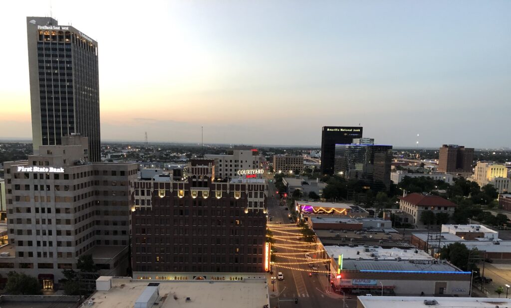 Downtown Lights At Night